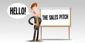 the sales pitch